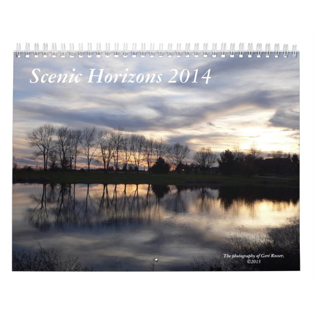 Scenic Horizons 2014 Wall Calendar (Cover)