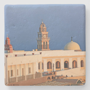 Scenic in Santorini Greece Sq Coaster