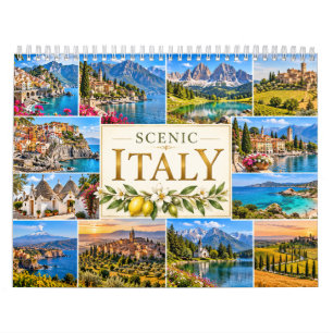 Scenic Italy Travel Calendar