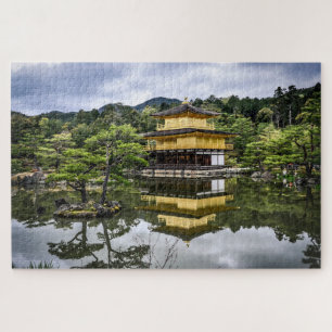 Scenic Japanese Garden Pagoda Jigsaw Puzzle