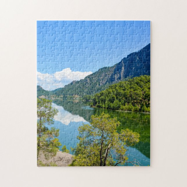 Scenic Lake Photo Jigsaw Puzzle (Vertical)