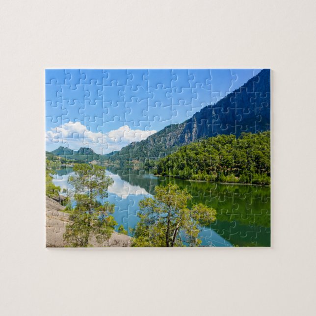 Scenic Lake Photo Jigsaw Puzzle (Horizontal)