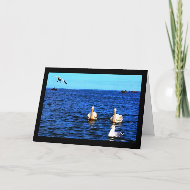 Scenic Lake Winnebago Thinking Of You Card (Front)