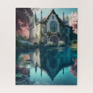 Scenic Lakeside View Jigsaw Puzzle