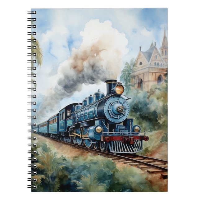 Scenic Landscape a Victorian Train Notebook (Front)