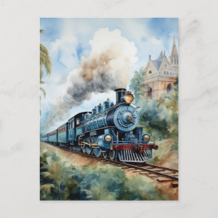 Scenic Landscape a Victorian Train Postcard