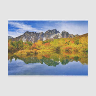 Scenic Landscape Forest and Mountains Tissue Paper