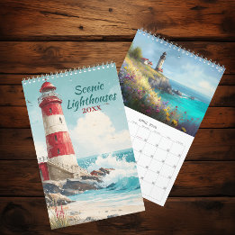 Scenic Lighthouses Calendar