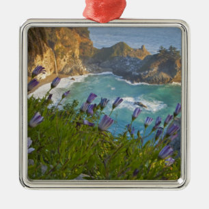 Scenic McWay Falls tumbles into the beach and Metal Tree Decoration