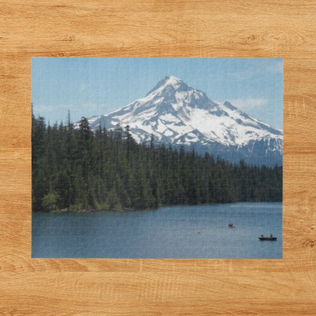 Scenic Mount Hood and Lake Landscape Jigsaw Puzzle (In Situ)