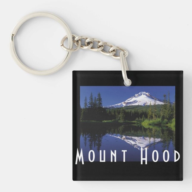 Scenic Mount Hood Key Ring (Front)