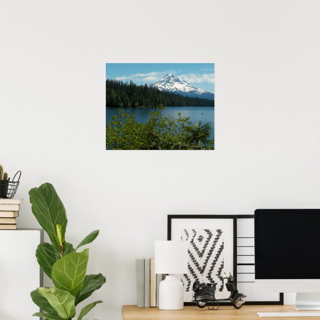 Scenic Mount Hood Landscape Poster (Home Office)