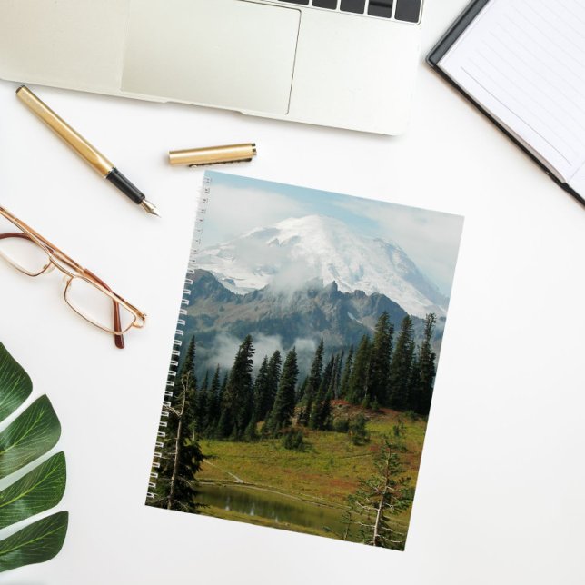 Scenic Mount Rainier Landscape Notebook (In Situ)