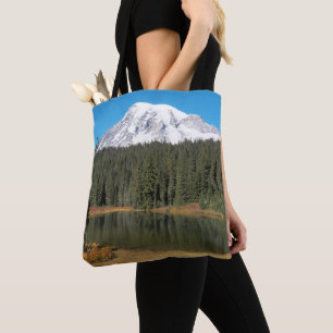 Scenic Mount Rainier Landscape Tote Bag