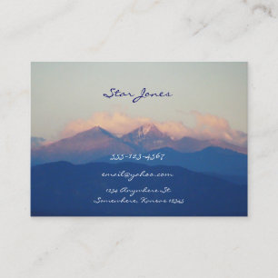 SCENIC MOUNTAIN BUSINESS CARD