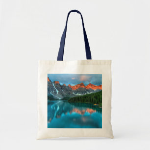 Scenic Mountain & Lake Landscape Photograph Tote Bag