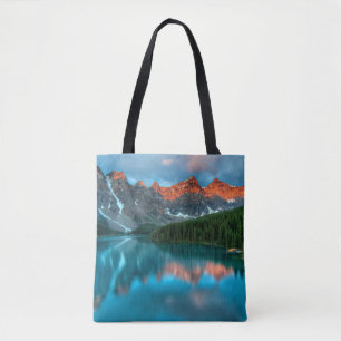 Scenic Mountain & Lake Landscape Photograph Tote Bag
