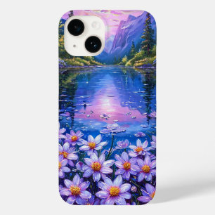 Scenic Nature Landscape Mountain Lake Aesthetic Case-Mate iPhone 14 Case