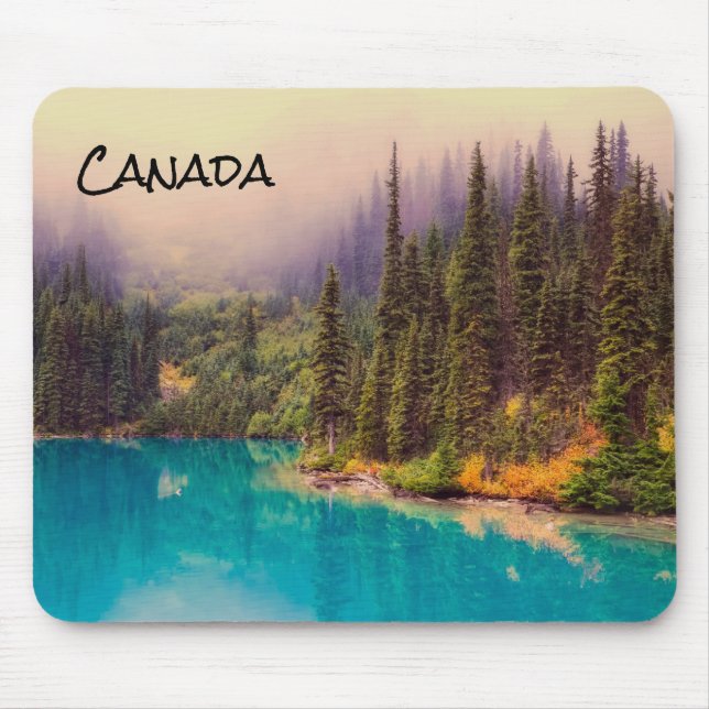 Scenic Northern Landscape Rustic Canada Mouse Pad (Front)
