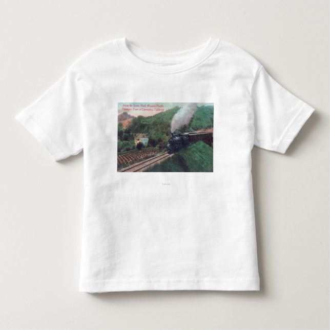 Scenic Northwestern Pacific Train Route Toddler T-Shirt (Front)