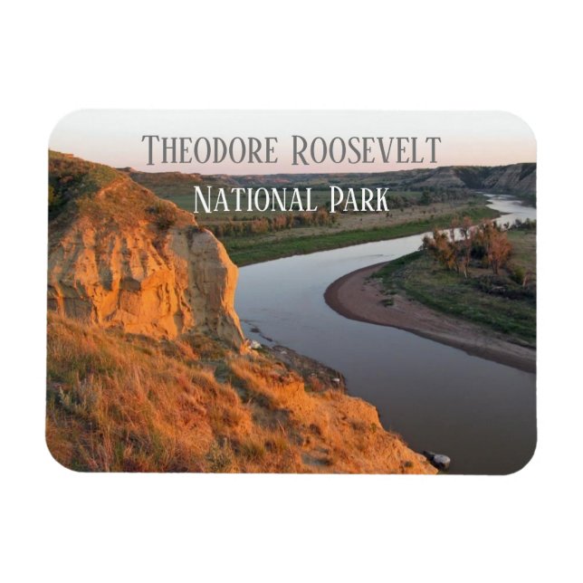 Scenic Overlook, Theodore Roosevelt National Park Magnet (Horizontal)