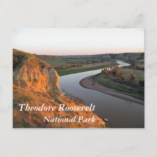 Scenic Overlook, Theodore Roosevelt National Park Postcard