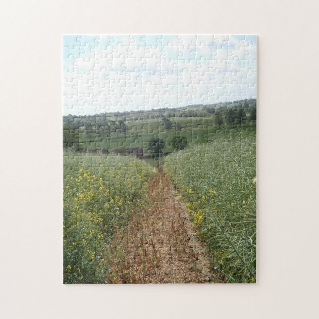 scenic photo art english rural countryside jigsaw puzzle (Vertical)