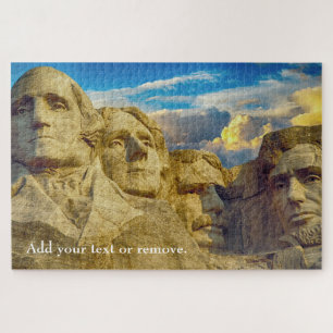 Scenic photo: Mount Rushmore National Memorial, Jigsaw Puzzle