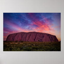 Scenic Photography - Uluru at sunset