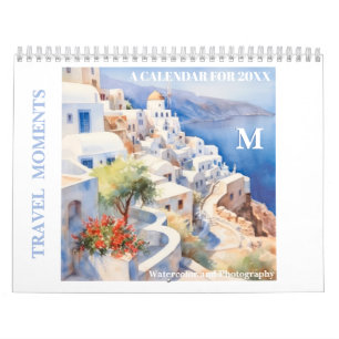 Scenic Picturesque Travel Moments 20XX Calendar