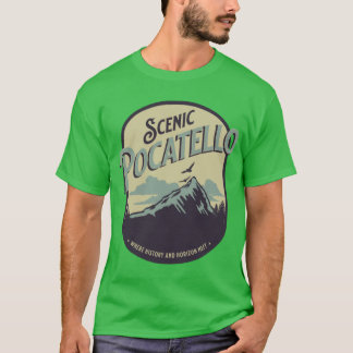 Scenic Pocatello Where History and Horizon Meet T-Shirt