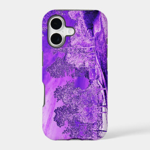 Scenic Pond House in Purple iPhone 5 Case