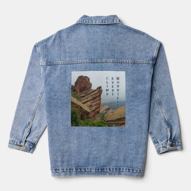 Scenic "Red Rock" Denim Jacket (Back)
