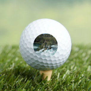 Scenic Rhine Falls in Switzerland Golf Balls
