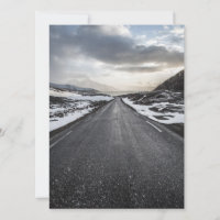 Scenic Road Norway Landscape Card