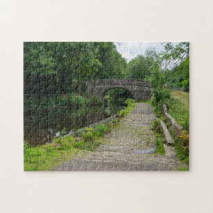 Scenic Rochdale Canal Bridge Jigsaw Puzzle