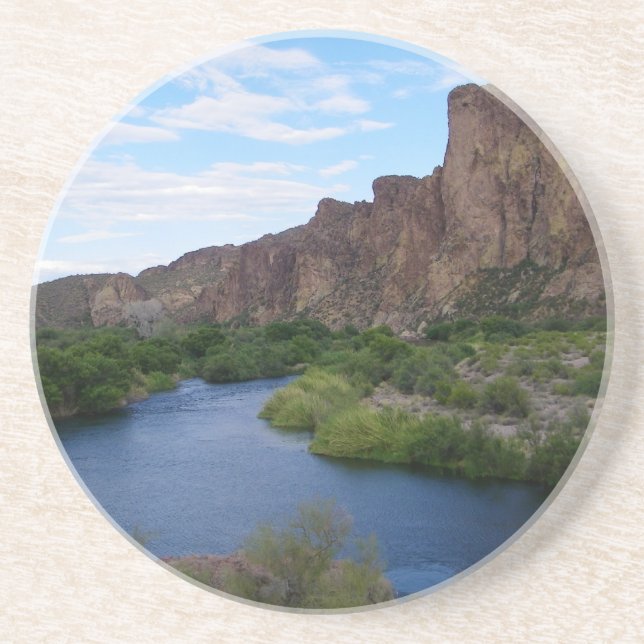 Scenic Saguaro Lake Coaster (Front)