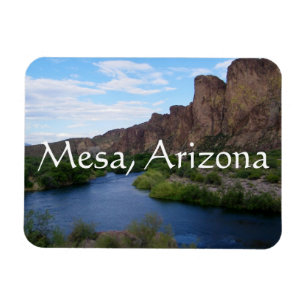 Scenic saguaro lake Mesa, Arizona Magnet