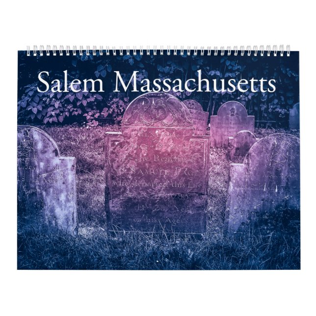 Scenic Salem Massachusetts Calendar (Cover)