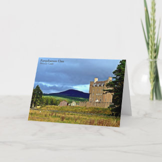 Scenic Scots Farquharson Clan's Braemar Castle Note Card