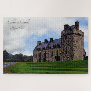 Scenic Scottish Agnew Clan’s Lochnaw Castle Jigsaw Puzzle