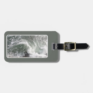 SCENIC SEA OCEAN WAVES NATURE WATER HOLIDAY PHOTO LUGGAGE TAG