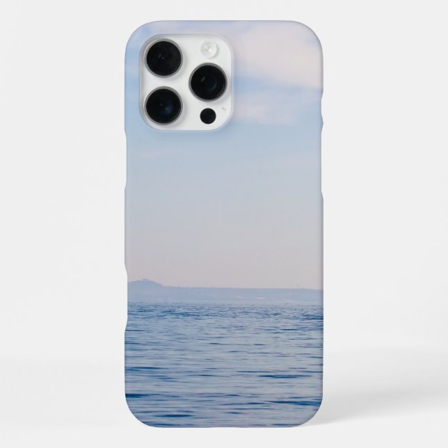 Scenic Sea view and Sky iPhone Case (Back)