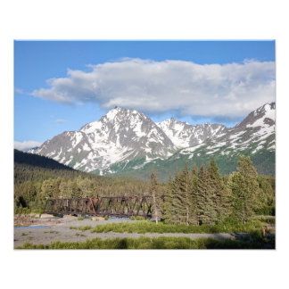 Scenic Seward Highway Chugach National Forest Photo Print