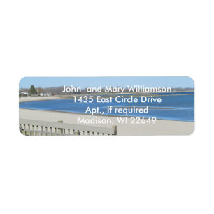SCENIC SHORELINE as A Return Address  Label