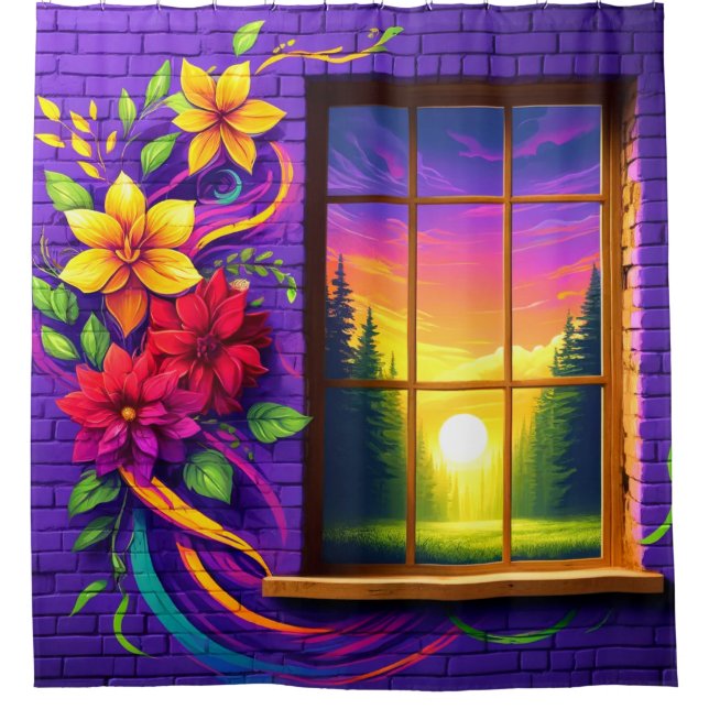 Scenic Shower Curtain (Front)