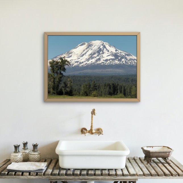 Scenic Snow Covered Mount Adams Photo Print (Creator Uploaded)