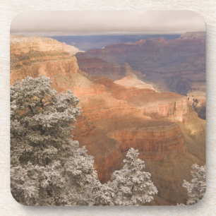 Scenic snowy winter landscape along the south coaster