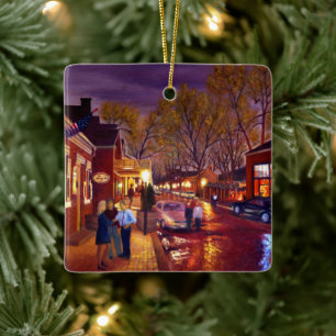 Scenic St. Charles Historic District Ceramic Ornament
