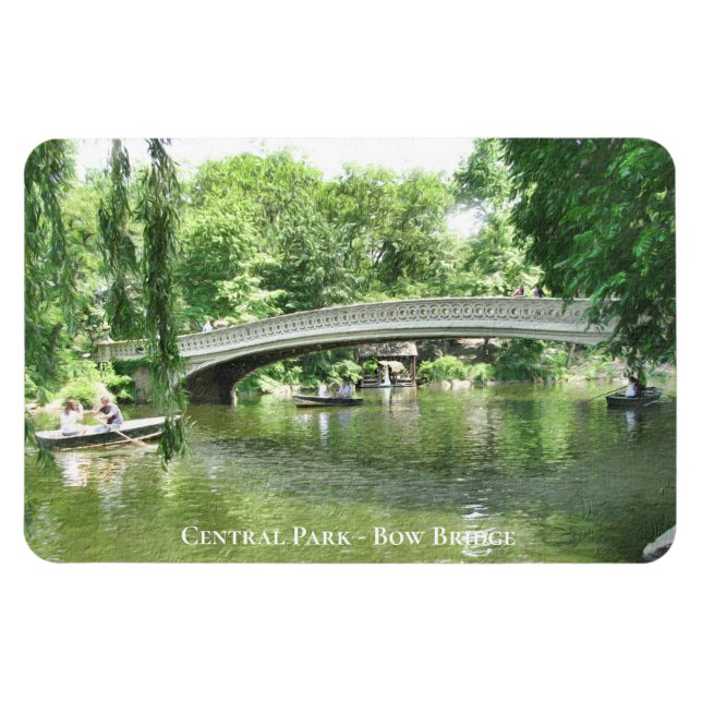 Scenic Summertime NYC Central Park Magnet (Horizontal)